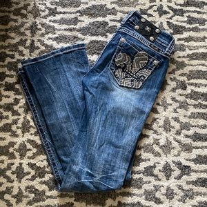Miss Me Mid Rise Boot Cut Jeans